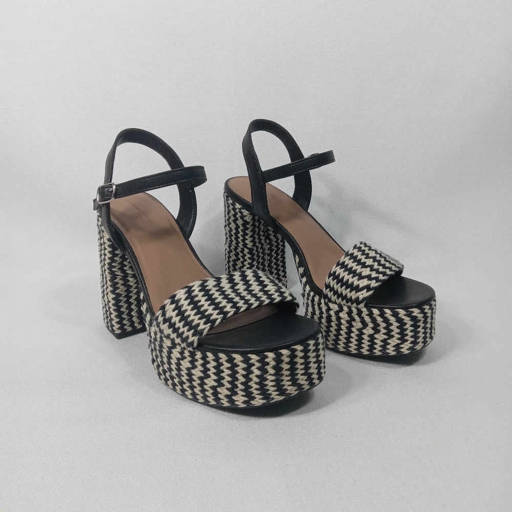 UNIVERSAL THREAD Women's India Platform Heels Size 7.5 - Picture 3 of 13